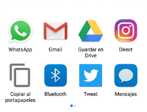 Elegí por donde querés compartir